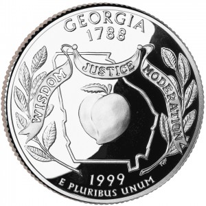 Georgia State Quarter U.S. Mint