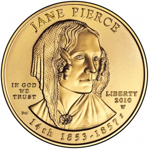 Jane Pierce First Spouse Gold Coin | U.S. Mint