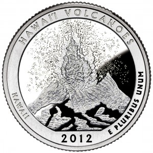 Hawai i Volcanoes National Park Quarter U.S. Mint