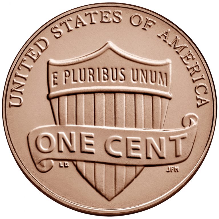 2018 Lincoln Penny Uncirculated Reverse