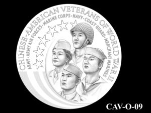 Chinese American Veterans of WWII Medal | CCAC Images | U.S. Mint