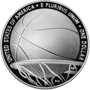 Basketball Hall of Fame Silver Dollar Coin | U.S. Mint