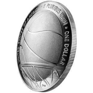 Basketball Hall of Fame Silver Dollar Coin | U.S. Mint