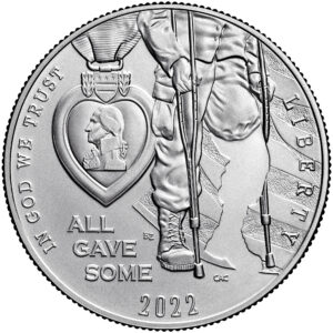 National Purple Heart Hall of Honor Clad Half Dollar | U.S. Mint