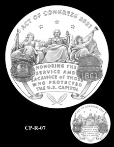 U.S. Capitol Jan. 6 2021 Congressional Medal, CCAC Images