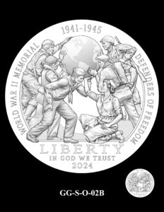 Greatest Generation Commemorative Silver Coin | CCAC Images | U.S. Mint