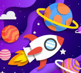 space cartoon