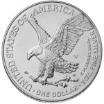 2024 American Eagle Silver One Ounce Uncirculated Coin Reverse
