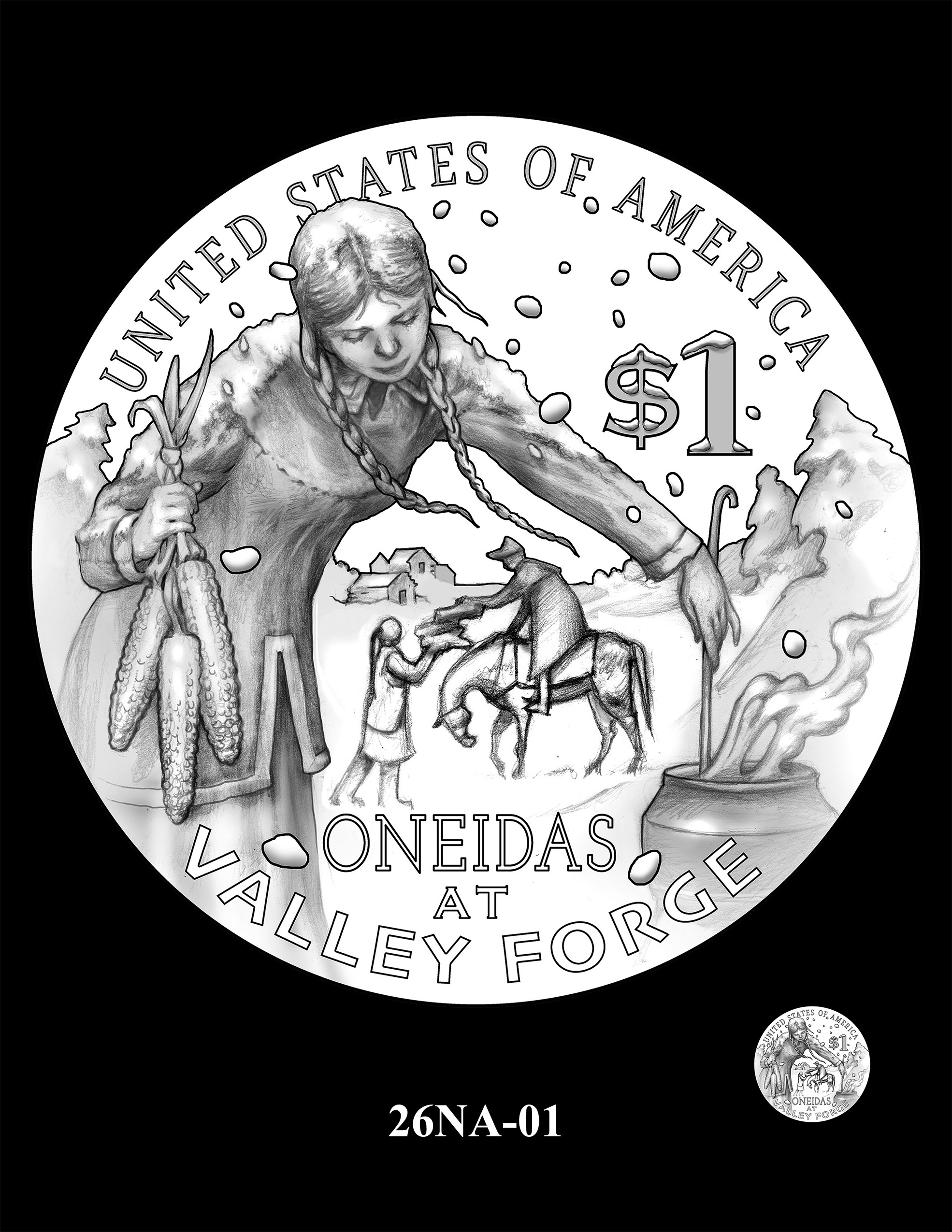 26NA-01 -- 2026 Native American $1 Coin