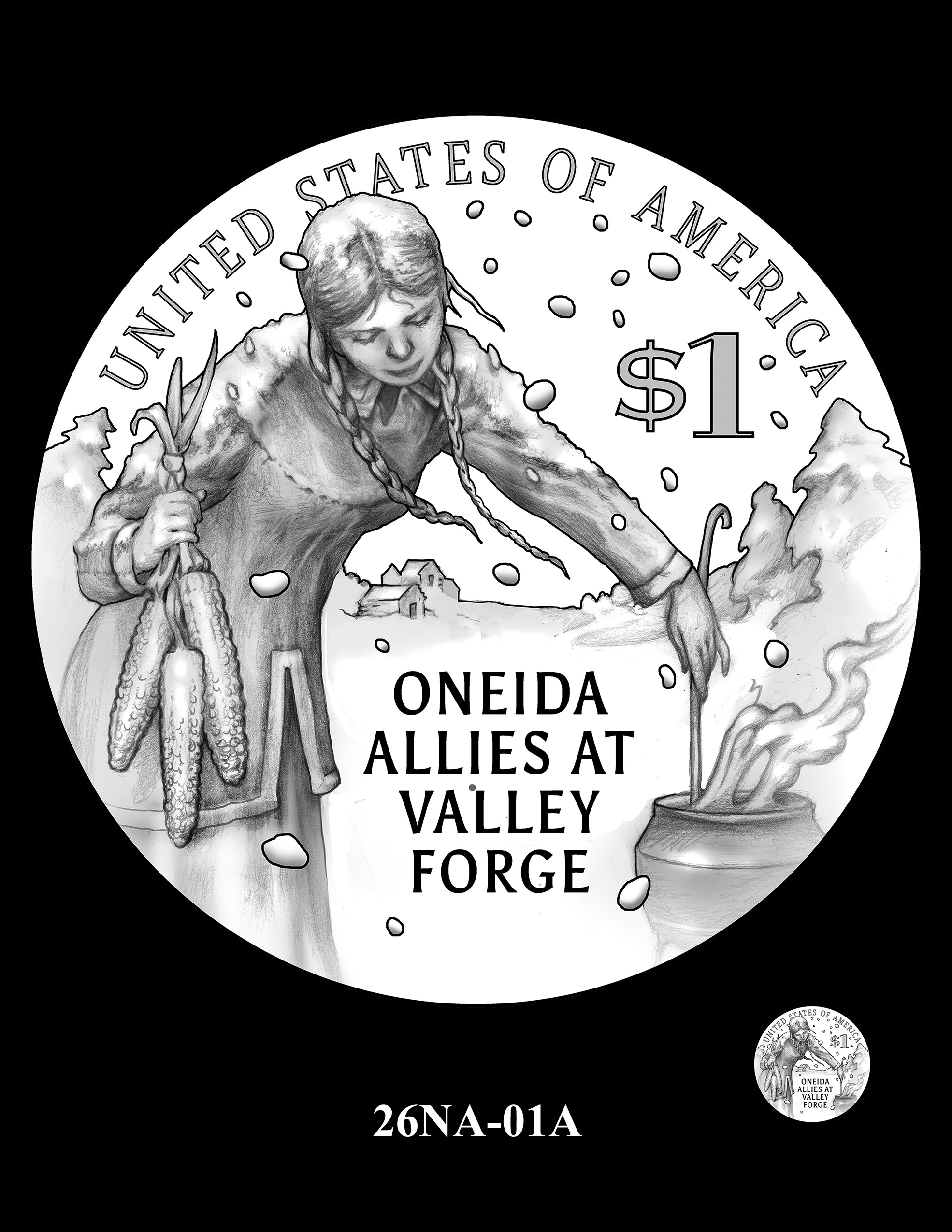26NA-01A -- 2026 Native American $1 Coin