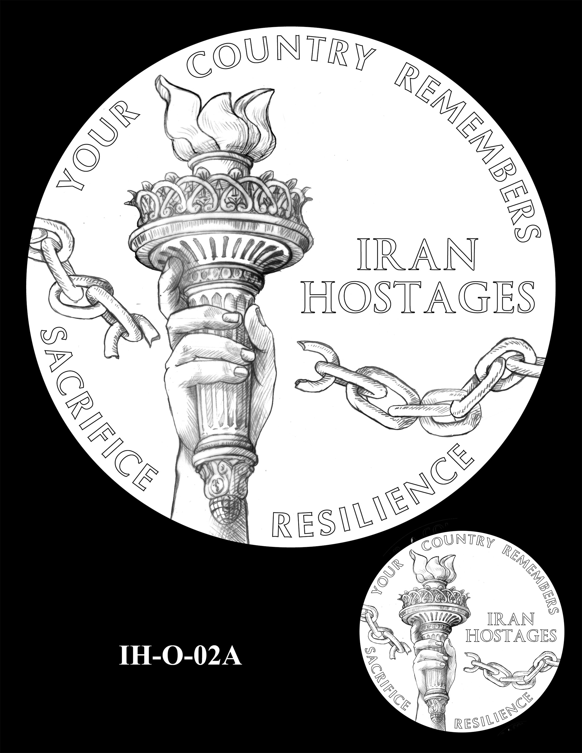 IH-O-02A -- Iran Hostages Congressional Gold Medal
