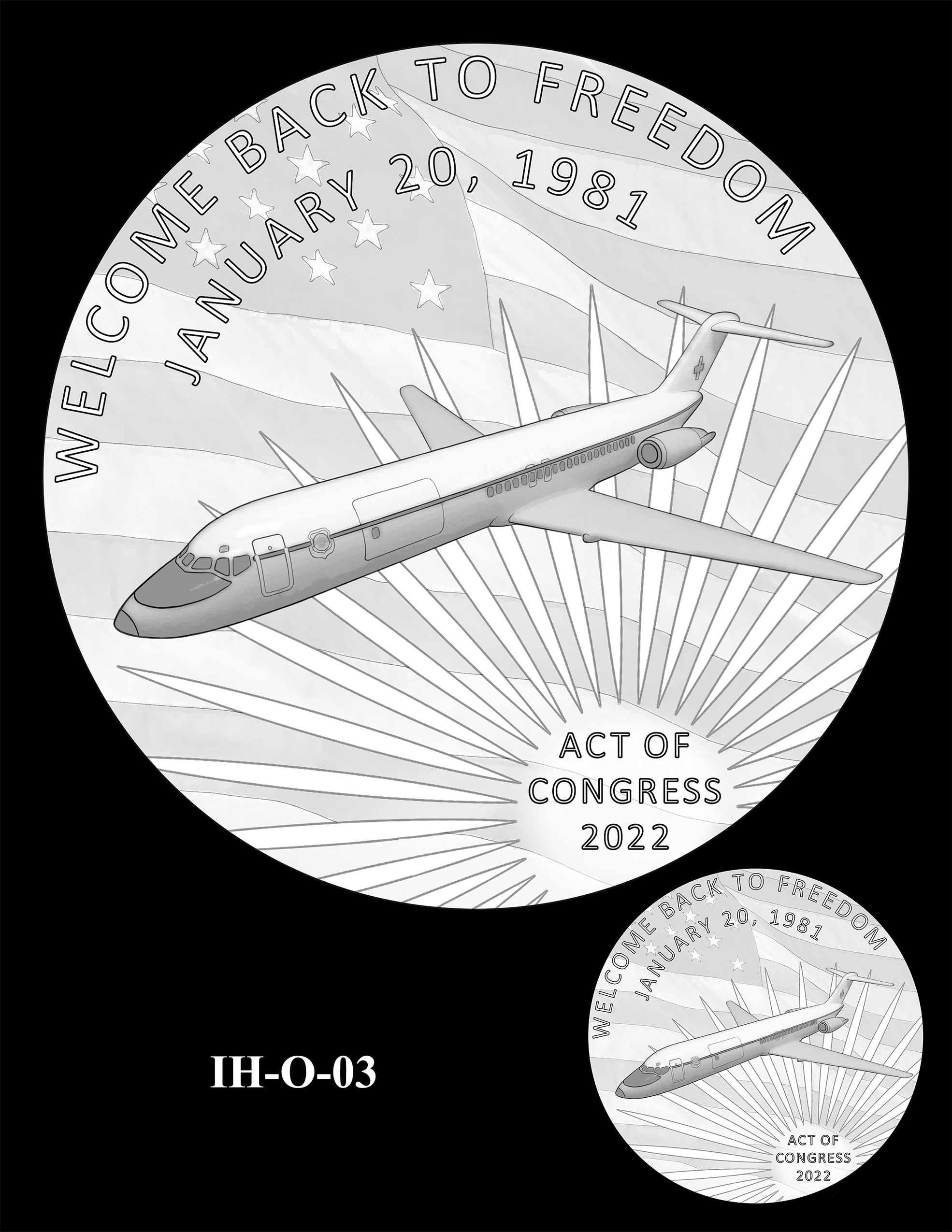 IH-O-03 -- Iran Hostages Congressional Gold Medal