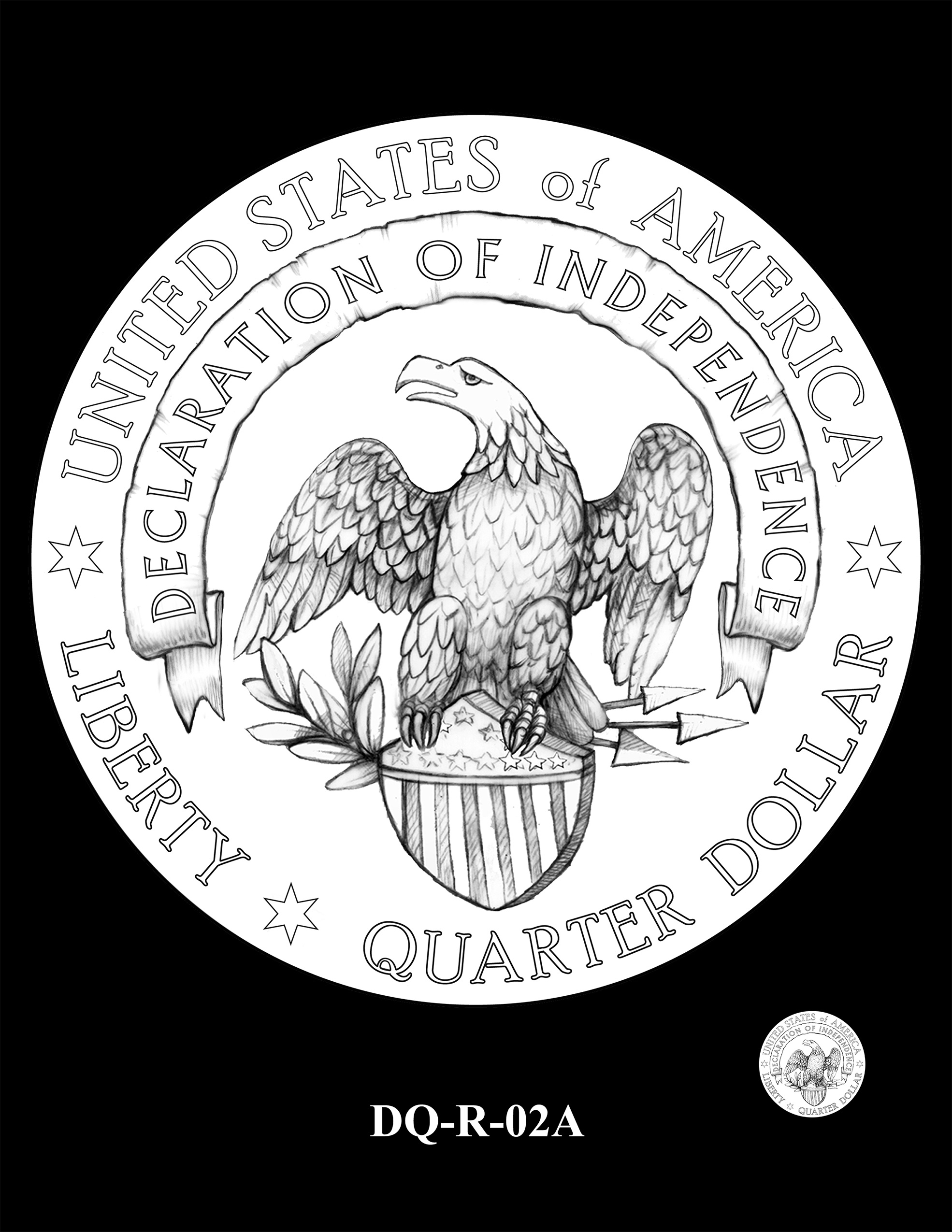 DQ-R-02A -- 2026 Semiquincentennial Quarter - Declaration of Independence