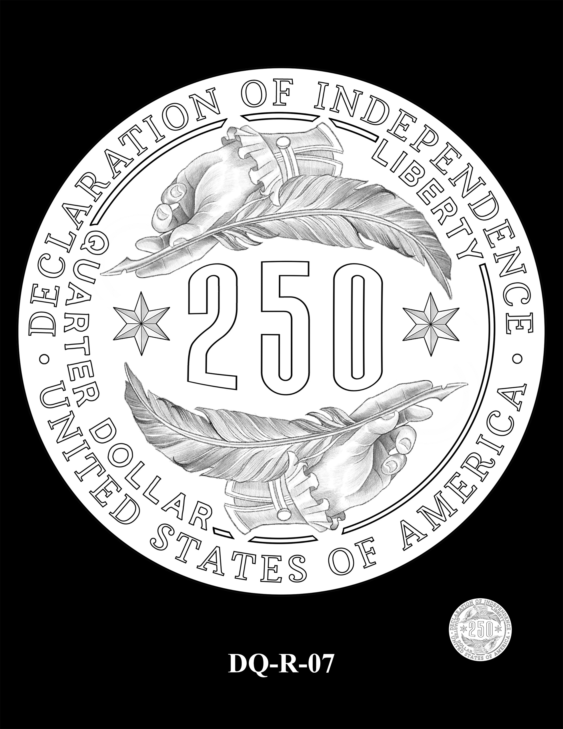 DQ-R-07 -- 2026 Semiquincentennial Quarter - Declaration of Independence