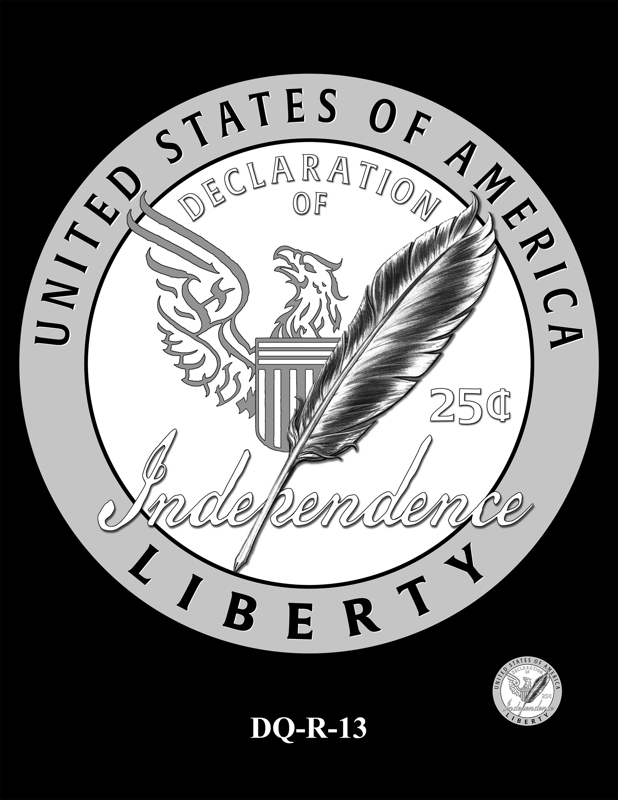 DQ-R-13 -- 2026 Semiquincentennial Quarter - Declaration of Independence