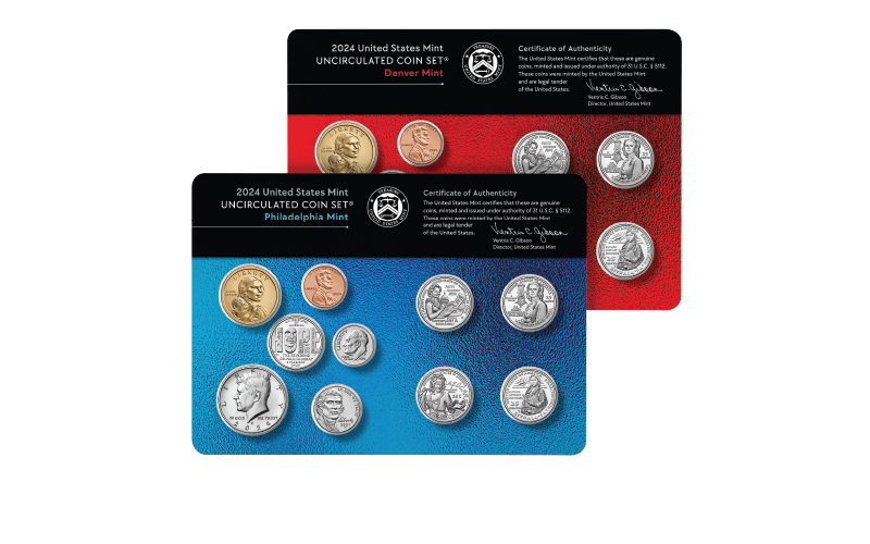 2024 U.S. Mint Uncirculated Coin Set packaging