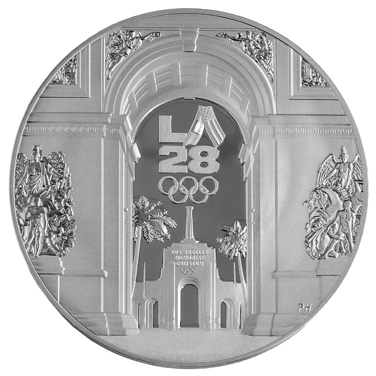 Olympic Handover Medallion Reverse