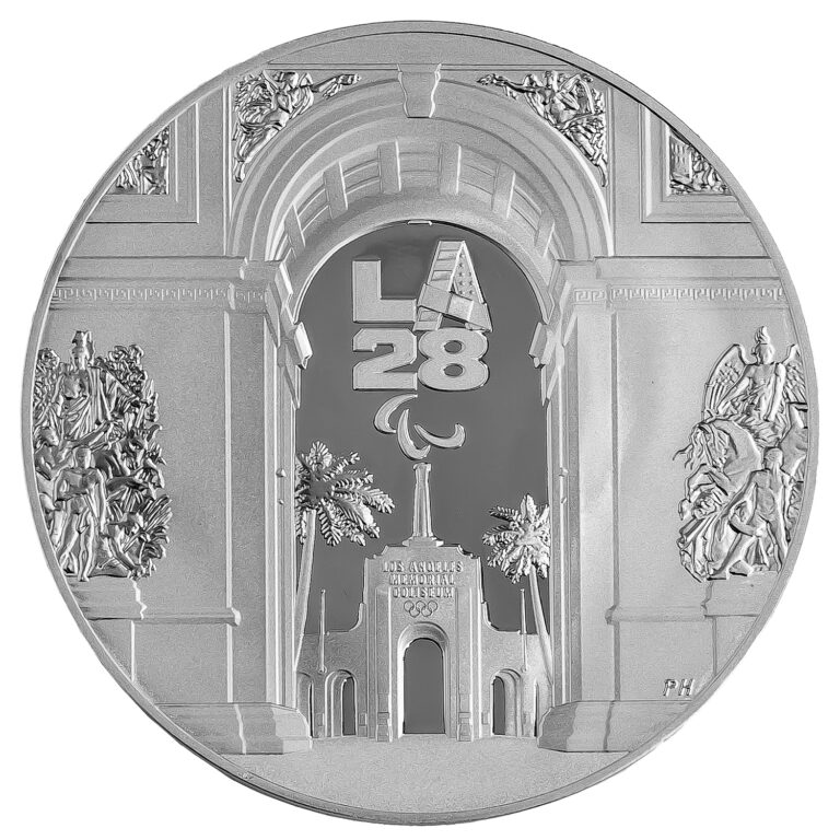 Paralympic Handover Medallion Reverse