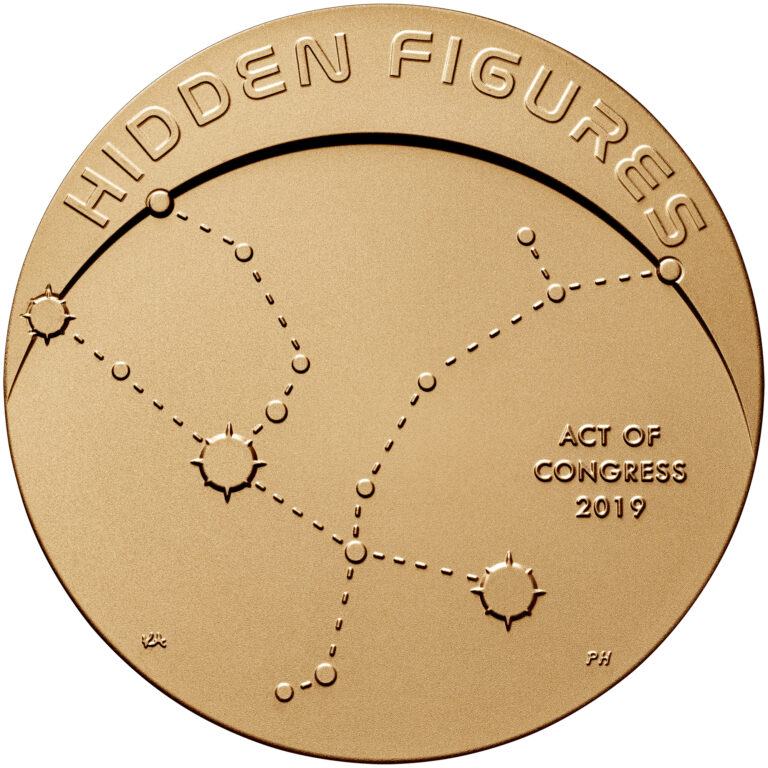 Hidden Figures Recognized Women Bronze Medal Three Inch Reverse