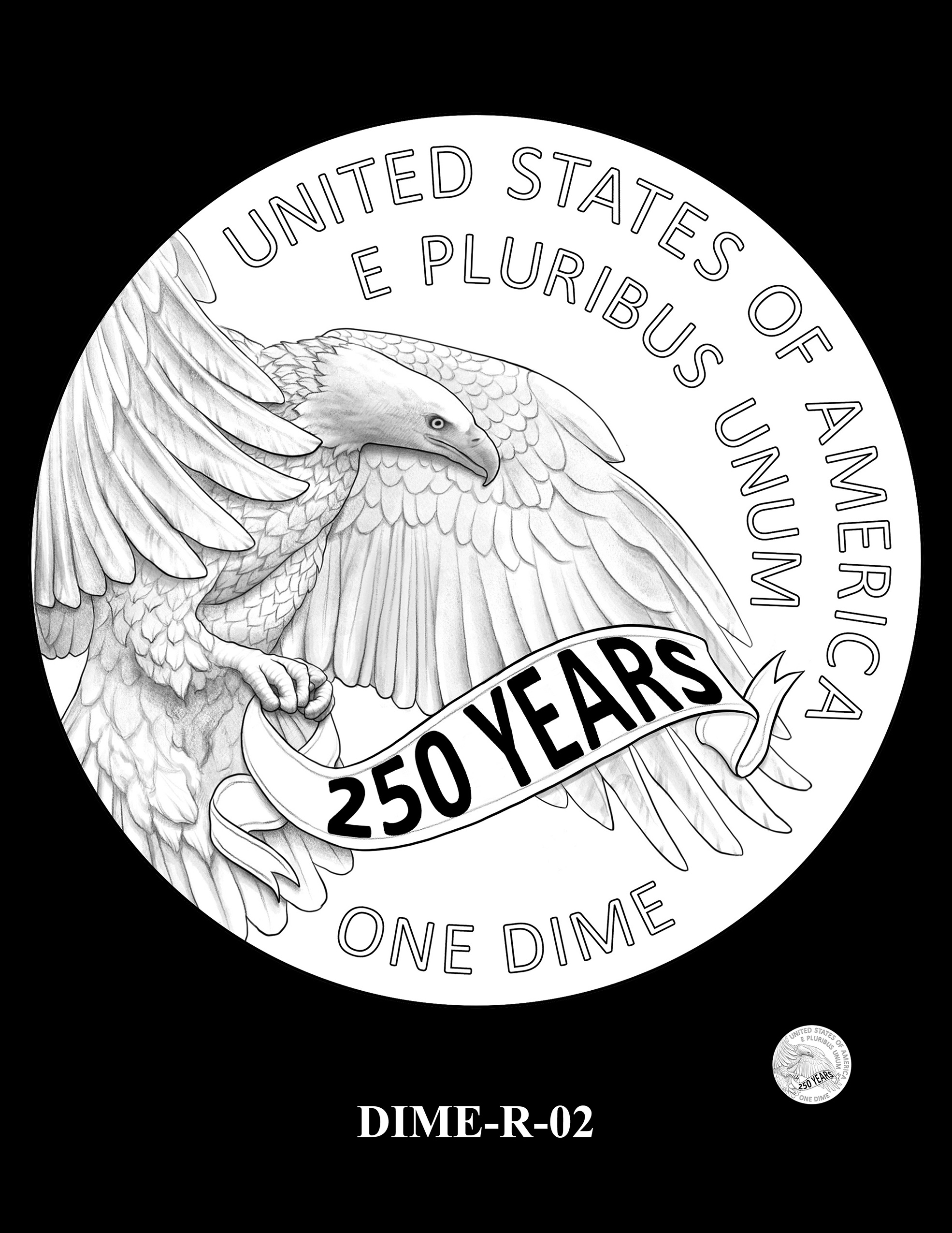 DIME-R-02 -- 2026 Semiquincentennial Dime